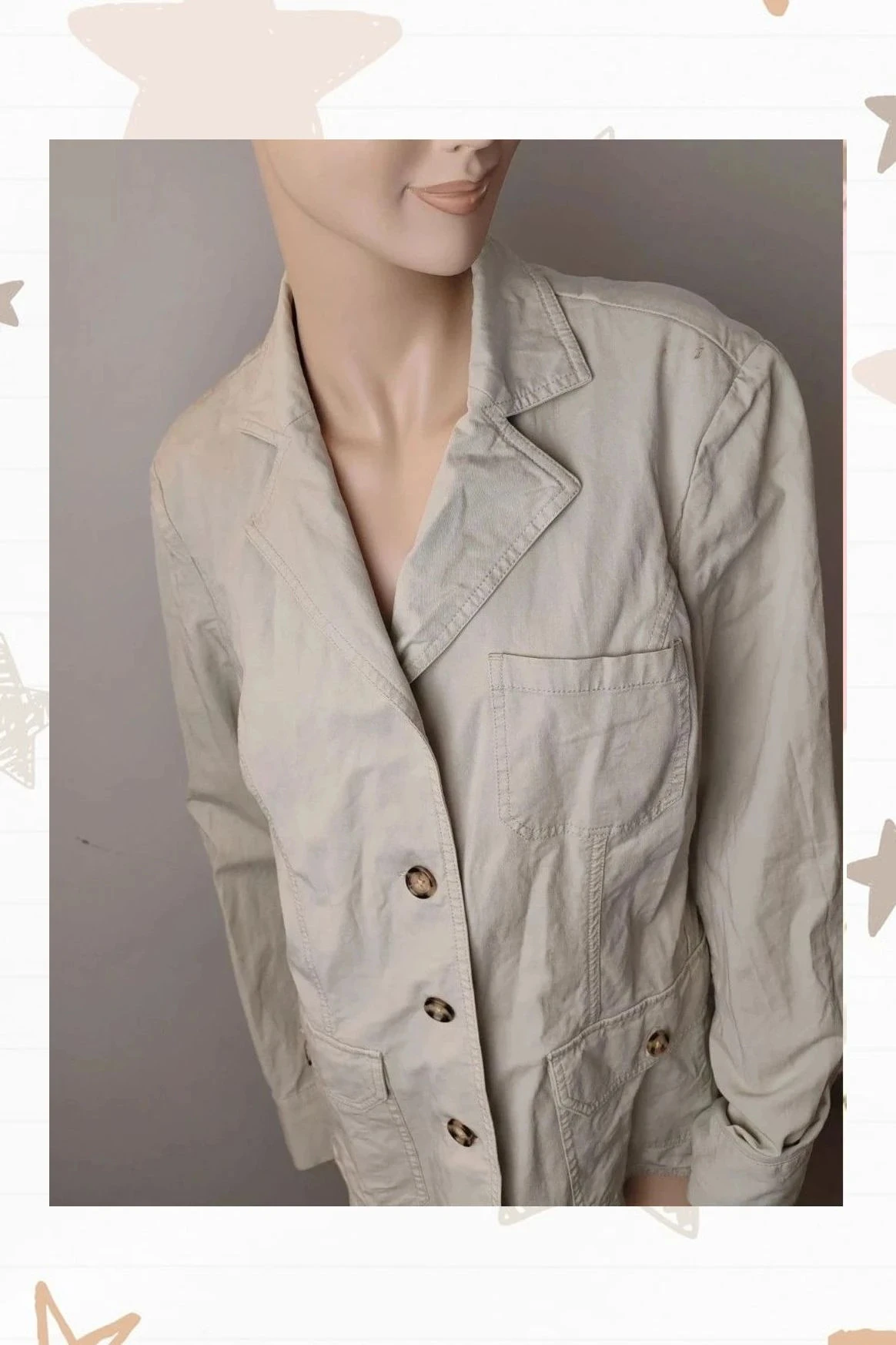 Chaqueta tipo gabardina de mujer GANT